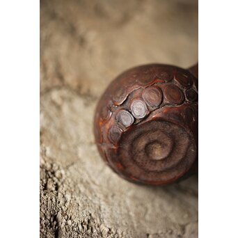 ボーフラ型 竹根急須/茶壺　U283 