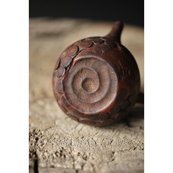 ボーフラ型 竹根急須/茶壺　U283 