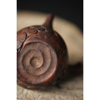 ボーフラ型 竹根急須/茶壺　U283 