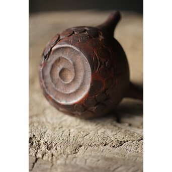 ボーフラ型 竹根急須/茶壺　U283 