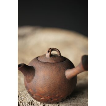 ボーフラ型 竹根急須/茶壺　U283 