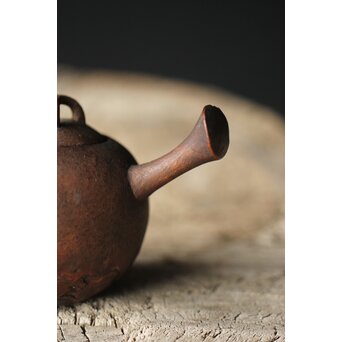 ボーフラ型 竹根急須/茶壺　U283 