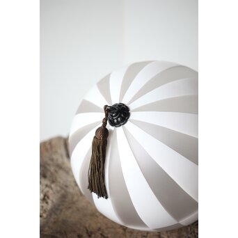 ストライプ模様 切子球体電笠　A023 