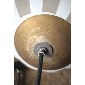 ストライプ模様 切子球体電笠　A023 