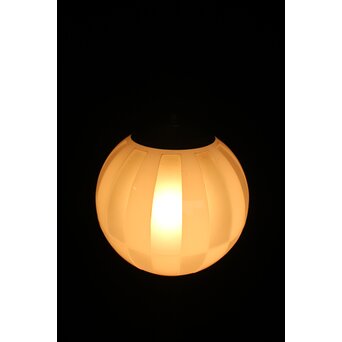 ストライプ模様 切子球体電笠　A023 