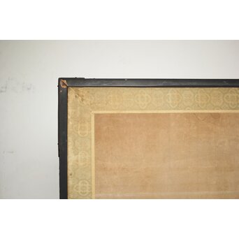 永冨等原 永富家 雲谷派 雪舟風山水図 半双屏風　Z297 