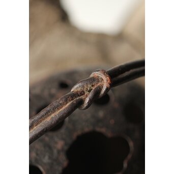 鉄被 銅打出手炉/香炉　M313 