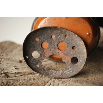 鉄被 銅打出手炉/香炉　M313 