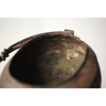 鉄被 銅打出手炉/香炉　M313 