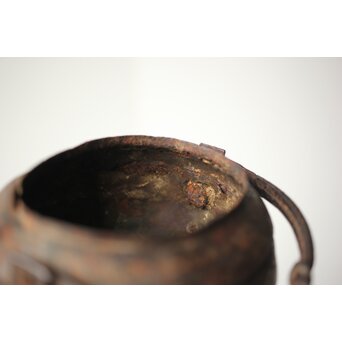 鉄被 銅打出手炉/香炉　M313 