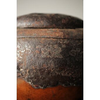 鉄被 銅打出手炉/香炉　M313 