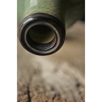 中国陶磁 龍泉窯 七官青磁 紫檀意台 瓶/花瓶　P339 