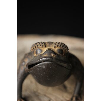 清代 劉海蟾/刘海戏 蟾 蛙 蝦蟇 香熏/香炉　M314 