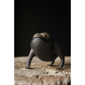 清代 劉海蟾/刘海戏 蟾 蛙 蝦蟇 香熏/香炉　M314 