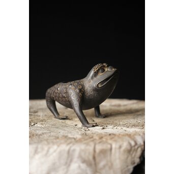 清代 劉海蟾/刘海戏 蟾 蛙 蝦蟇 香熏/香炉　M314 