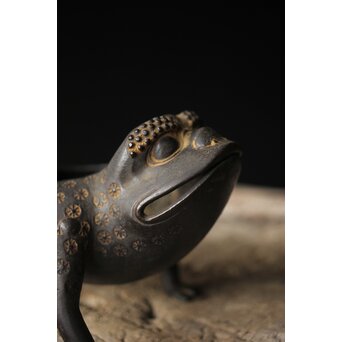 清代 劉海蟾/刘海戏 蟾 蛙 蝦蟇 香熏/香炉　M314 