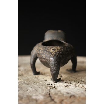 清代 劉海蟾/刘海戏 蟾 蛙 蝦蟇 香熏/香炉　M314 