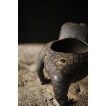 清代 劉海蟾/刘海戏 蟾 蛙 蝦蟇 香熏/香炉　M314 