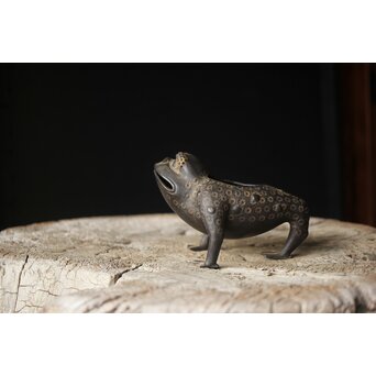 清代 劉海蟾/刘海戏 蟾 蛙 蝦蟇 香熏/香炉　M314 