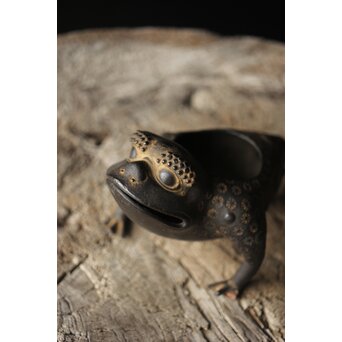 清代 劉海蟾/刘海戏 蟾 蛙 蝦蟇 香熏/香炉　M314 