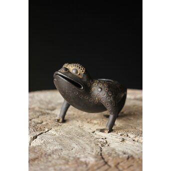 清代 劉海蟾/刘海戏 蟾 蛙 蝦蟇 香熏/香炉　M314 