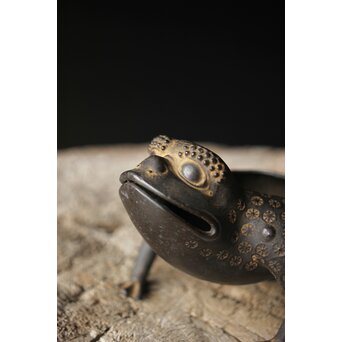 清代 劉海蟾/刘海戏 蟾 蛙 蝦蟇 香熏/香炉　M314 