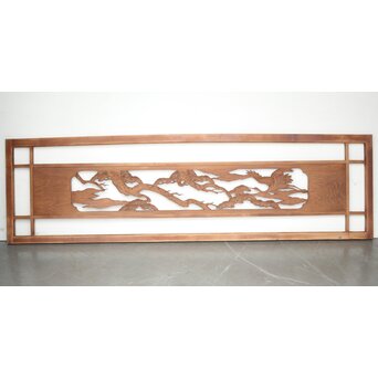 幅広 木彫欄間　R0185 