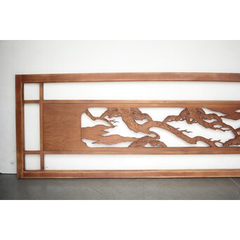 幅広 木彫欄間　R0185 