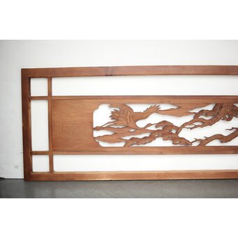 幅広 木彫欄間　R0185 