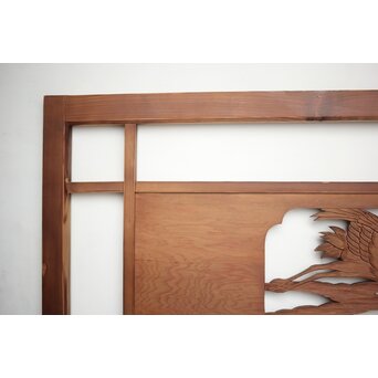 幅広 木彫欄間　R0185 