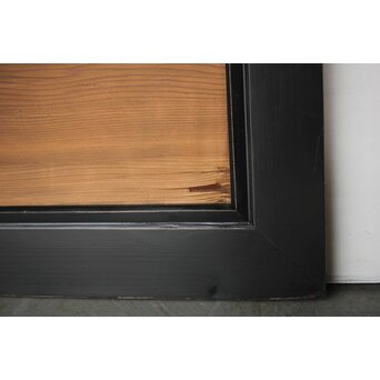 特大幅広 黒枠桐紋透かし欄間　R0186 