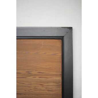 特大幅広 黒枠桐紋透かし欄間　R0186 