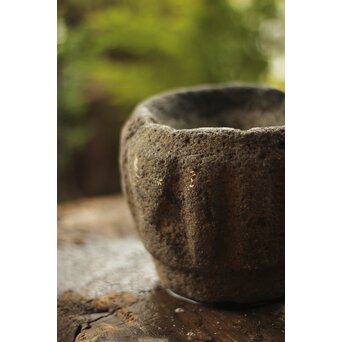 しのぎ紋つくばい/薬研　U285 