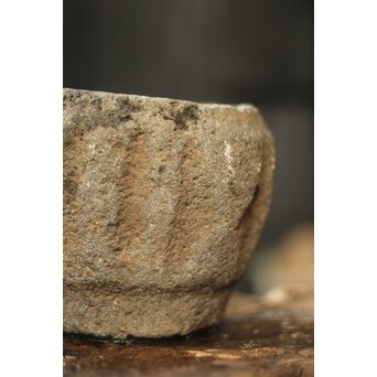 しのぎ紋つくばい/薬研　U285 