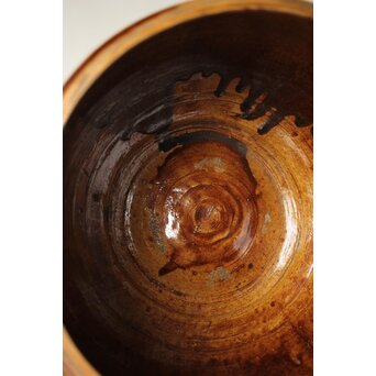 南海古陶磁 褐釉水指　P340 