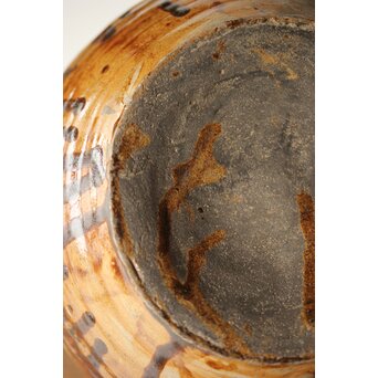 南海古陶磁 褐釉水指　P340 