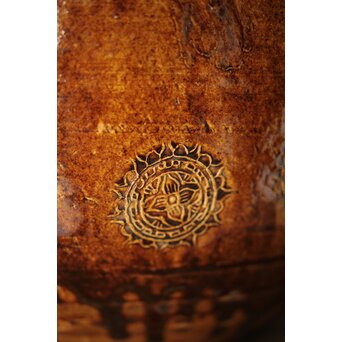 南海古陶磁 褐釉水指　P340 