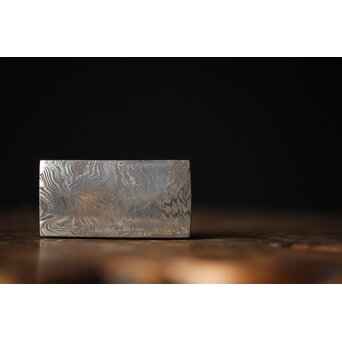 加藤清志 ニッケルダマスカス鋼/木目金 ペーパーウェイト　M317 