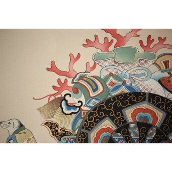 八宝堂/八寶堂 御伽絵 児島玉鳳画 木版画15枚　Z301 