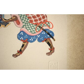 八宝堂/八寶堂 御伽絵 児島玉鳳画 木版画15枚　Z301 