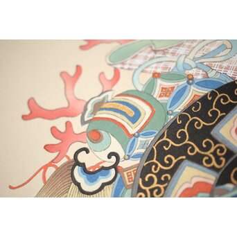 八宝堂/八寶堂 御伽絵 児島玉鳳画 木版画15枚　Z301 