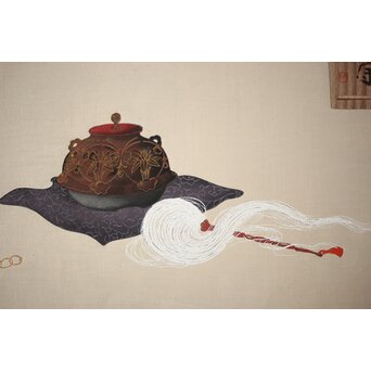 八宝堂/八寶堂 御伽絵 児島玉鳳画 木版画15枚　Z301 