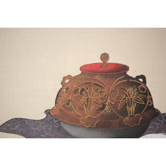 八宝堂/八寶堂 御伽絵 児島玉鳳画 木版画15枚　Z301 