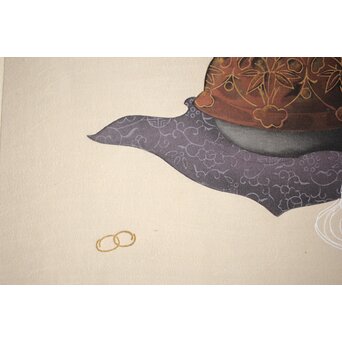 八宝堂/八寶堂 御伽絵 児島玉鳳画 木版画15枚　Z301 