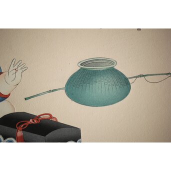 八宝堂/八寶堂 御伽絵 児島玉鳳画 木版画15枚　Z301 