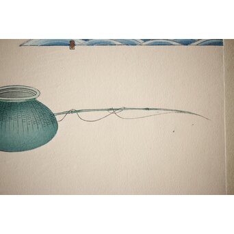 八宝堂/八寶堂 御伽絵 児島玉鳳画 木版画15枚　Z301 