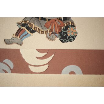 八宝堂/八寶堂 御伽絵 児島玉鳳画 木版画15枚　Z301 