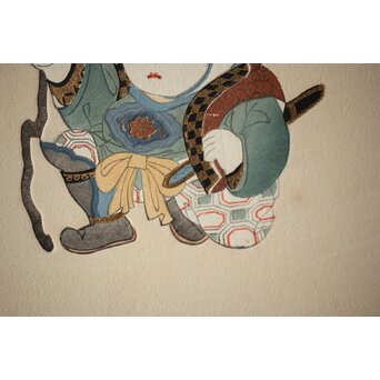 八宝堂/八寶堂 御伽絵 児島玉鳳画 木版画15枚　Z301 