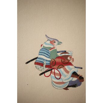 八宝堂/八寶堂 御伽絵 児島玉鳳画 木版画15枚　Z301 