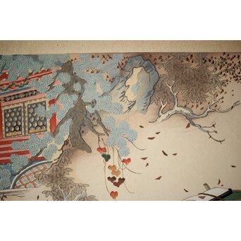 八宝堂/八寶堂 御伽絵 児島玉鳳画 木版画15枚　Z301 